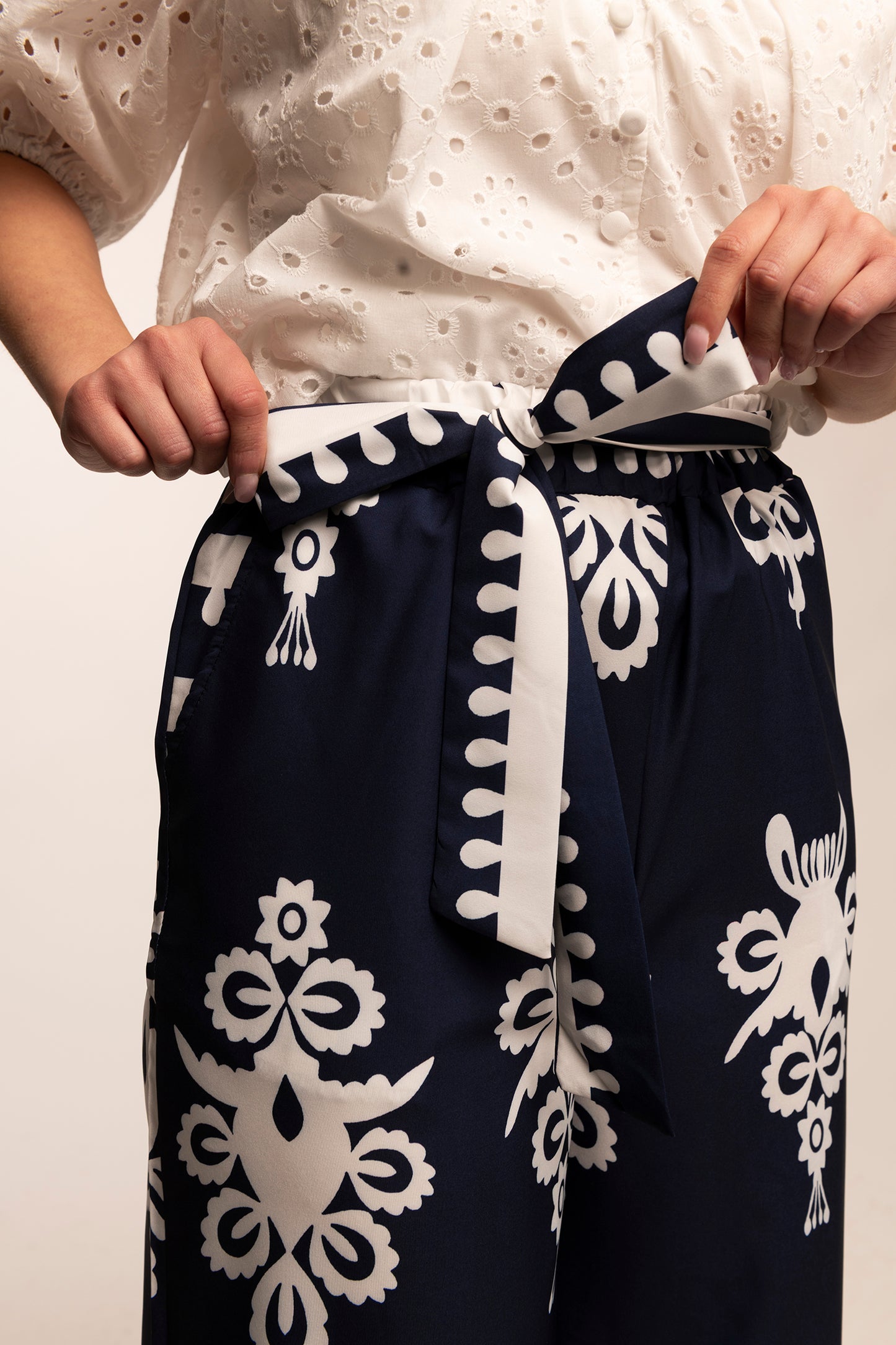 Theano wide leg trousers