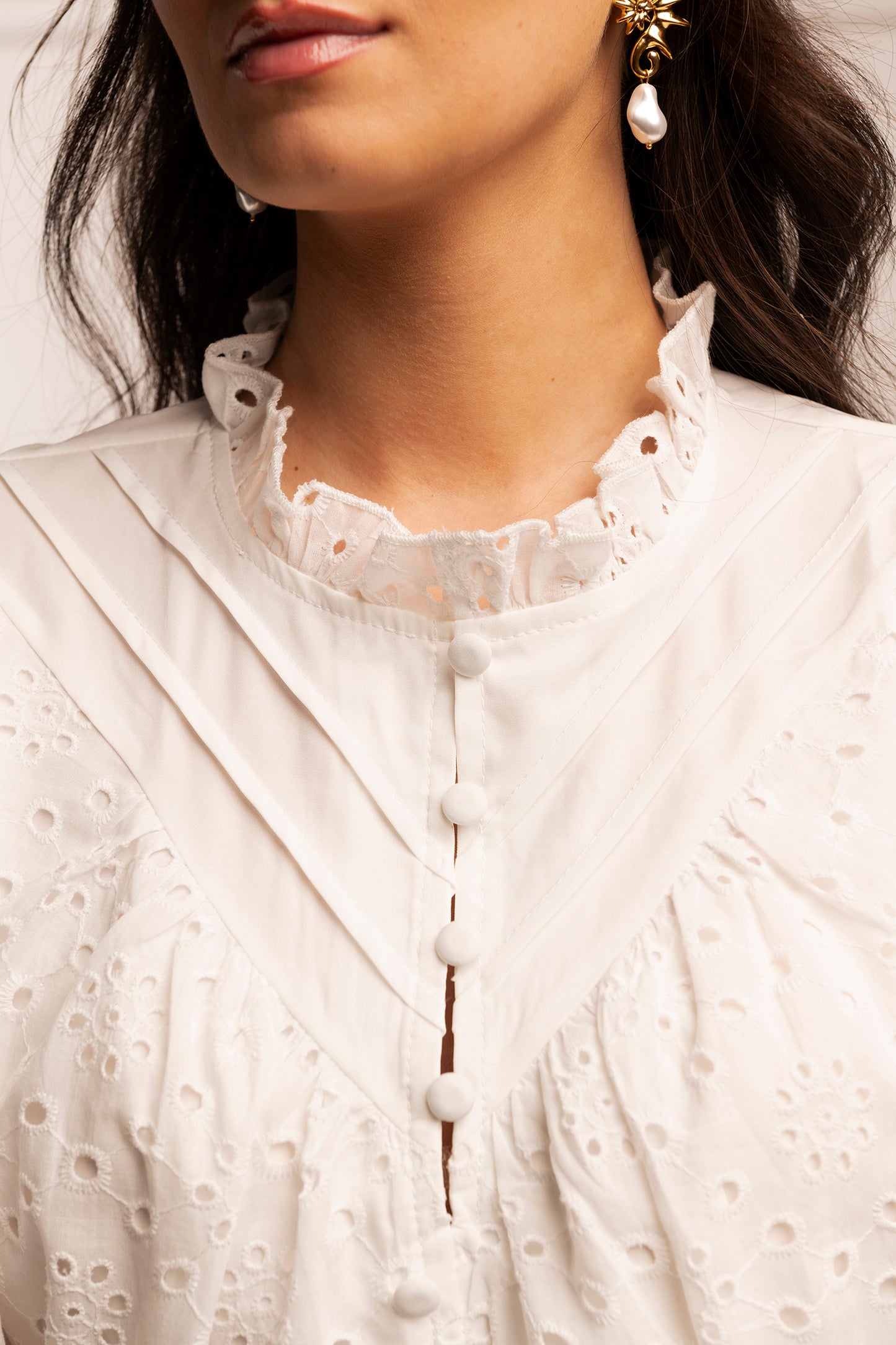 Agatha eyelet blouse