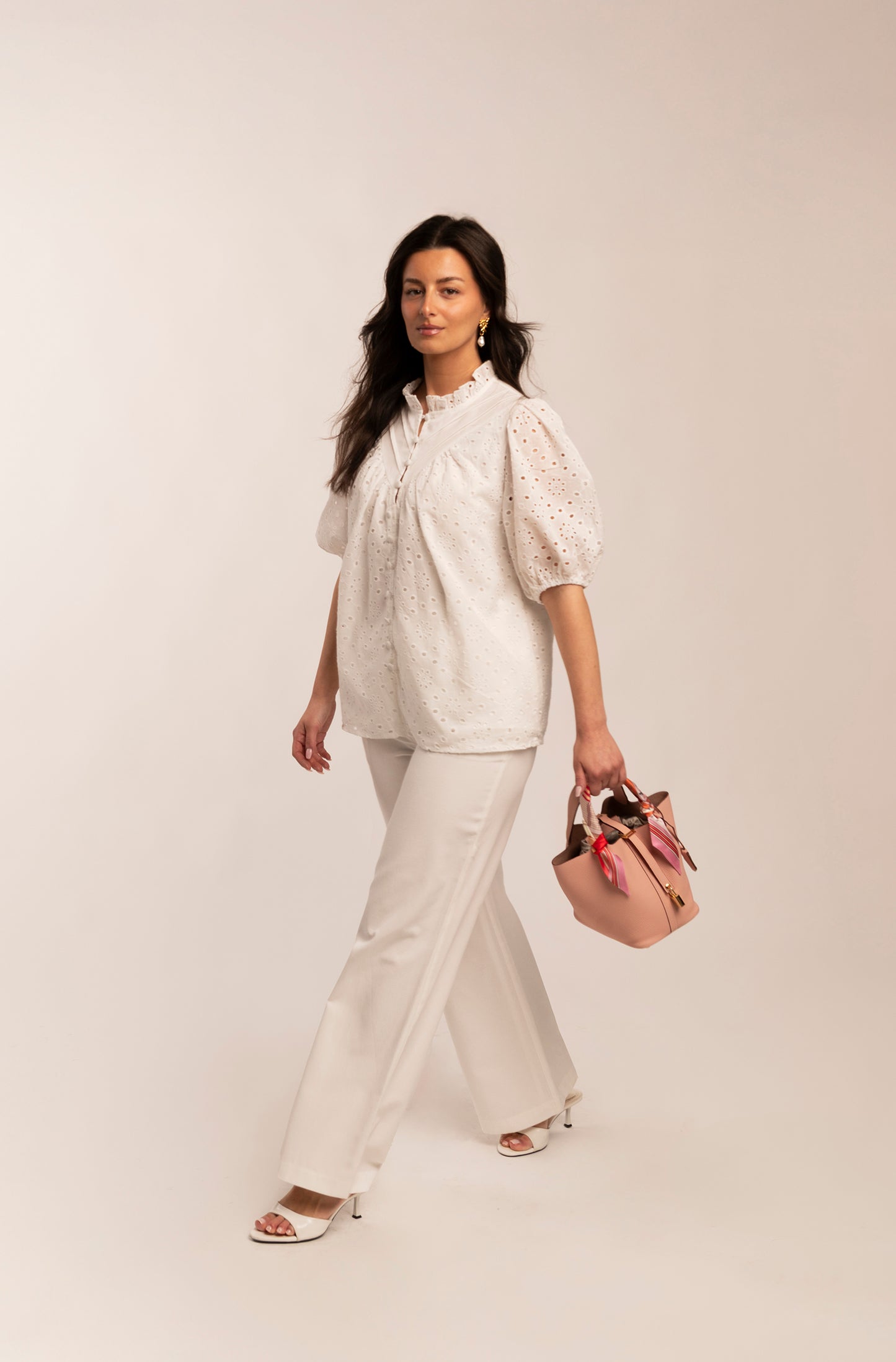 Agatha eyelet blouse
