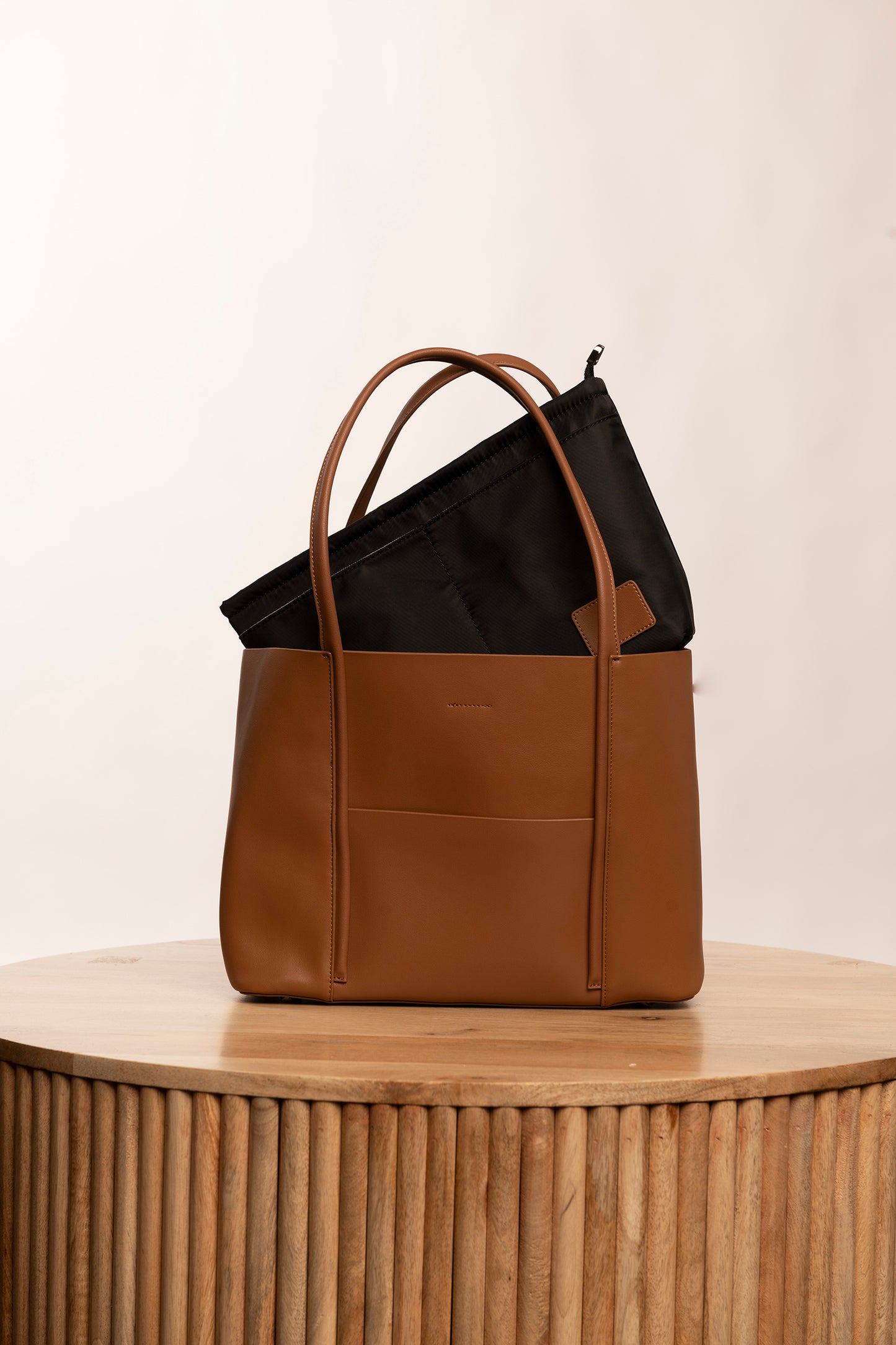 Melanthia leather tote