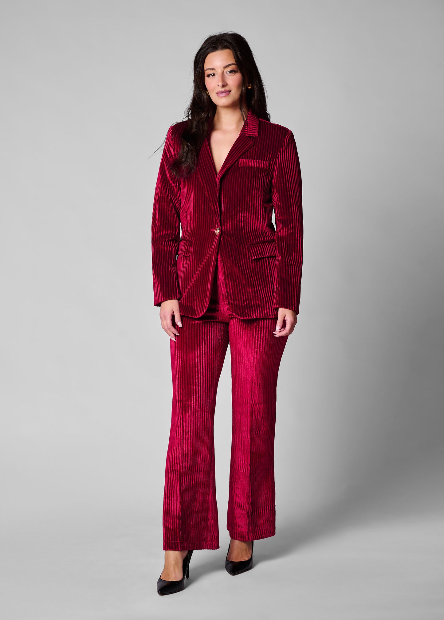Sterling corduroy velvet suit