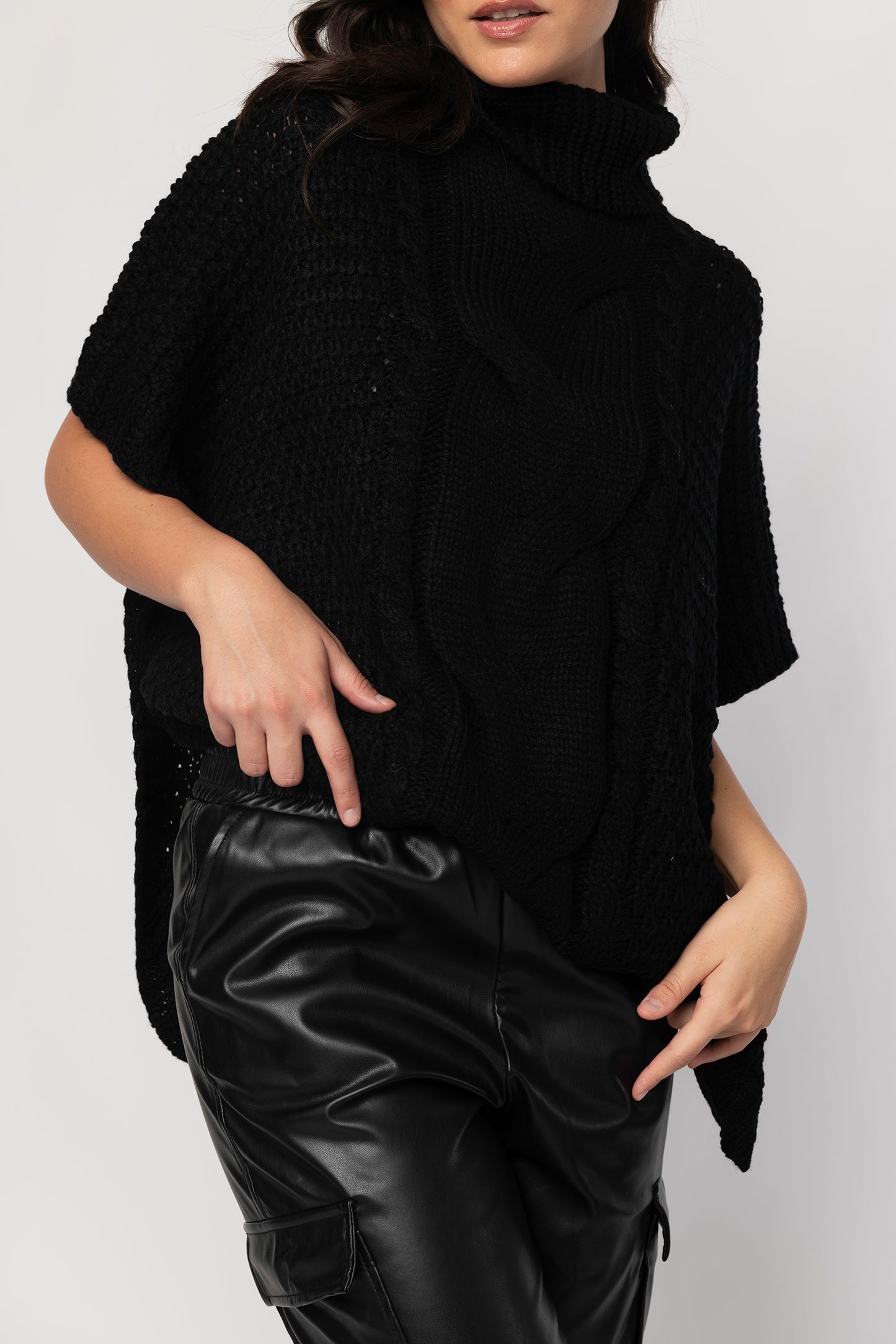 Presley cable knit vest