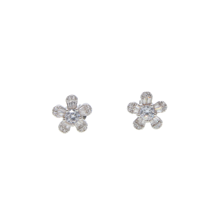 Flower earrings