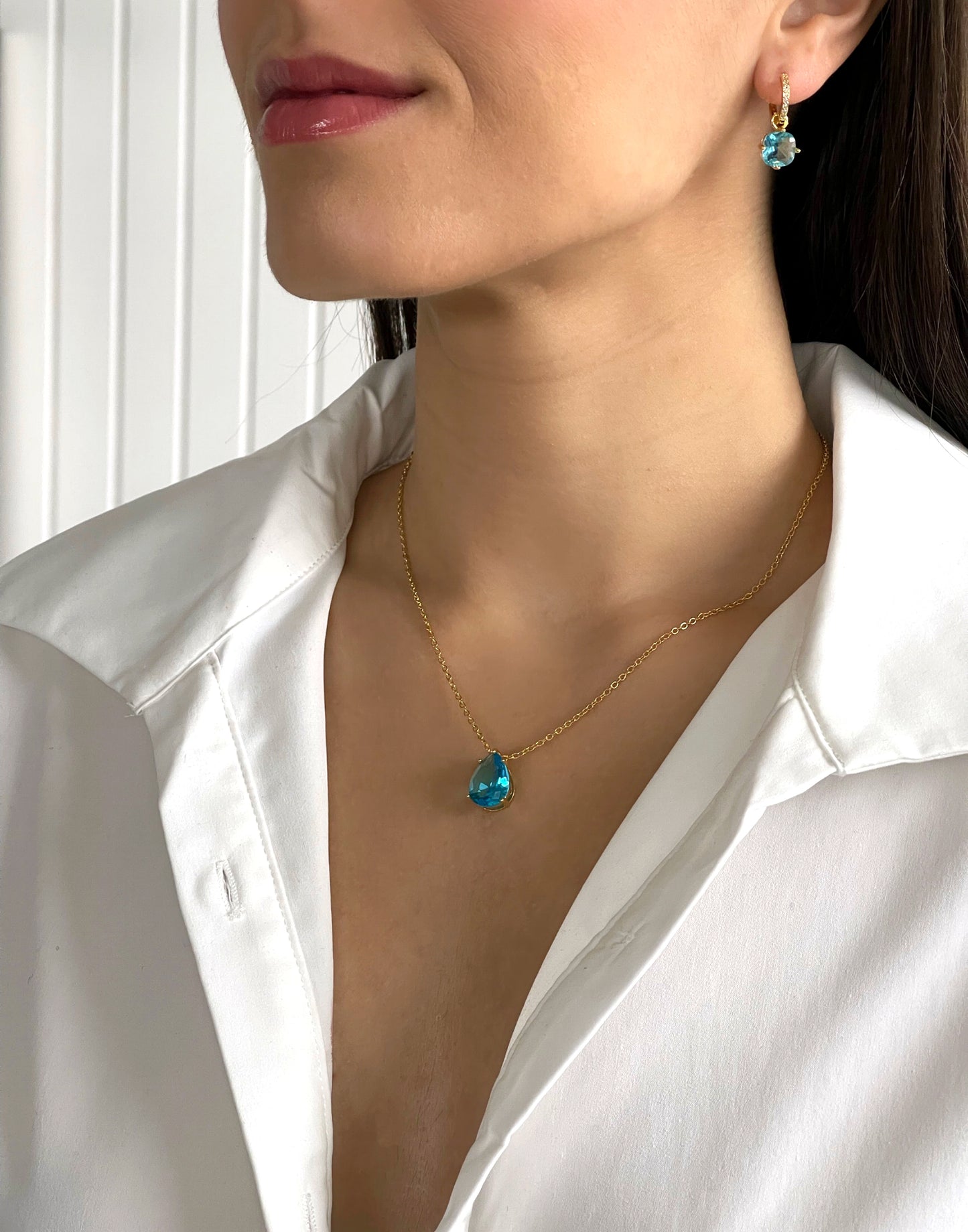 Collier poire Liliane