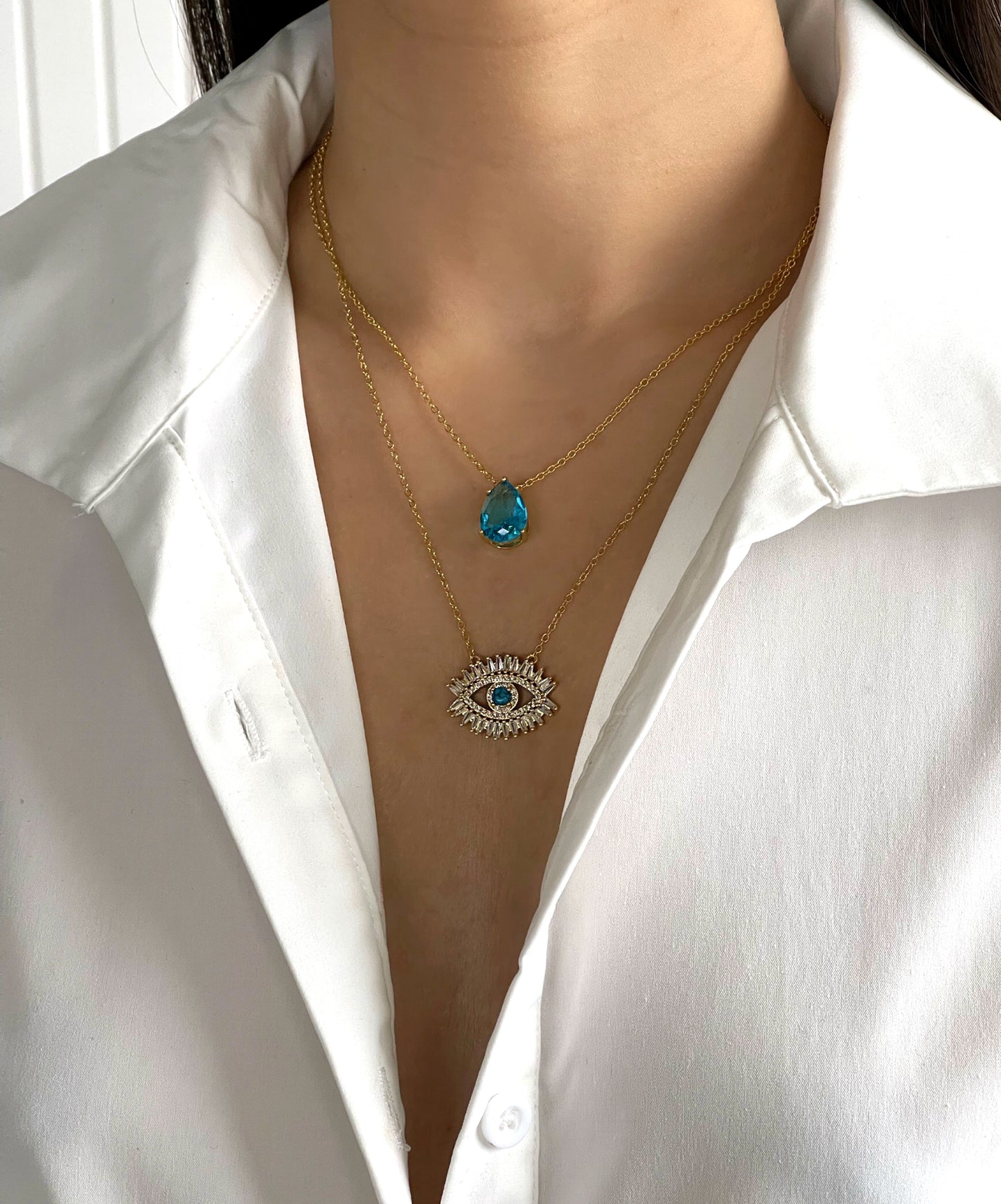 Collier poire Liliane