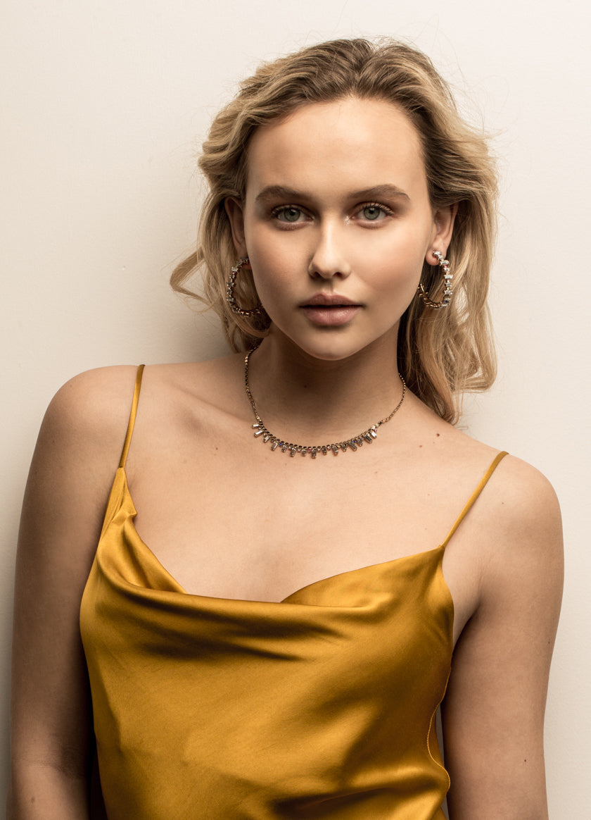 Boucles d'oreilles créoles Cléo