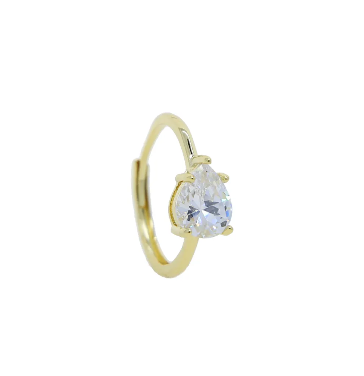 Bague poire Abigail