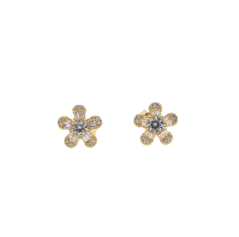 Flower earrings