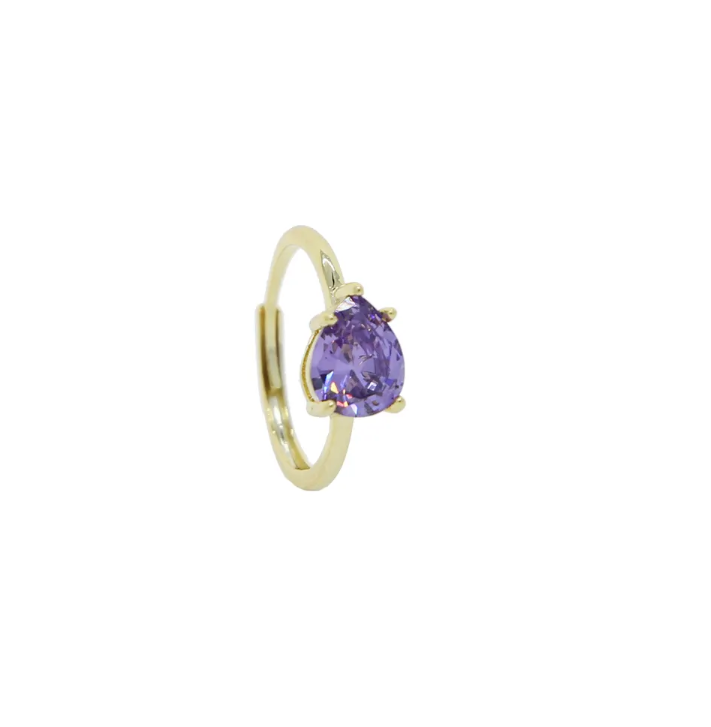 Bague poire Abigail