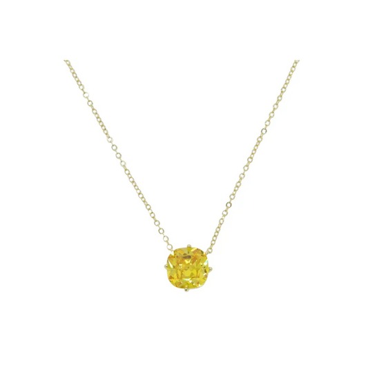 Liliane cushion necklace