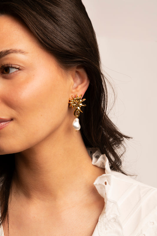 Charis seahorse earrings