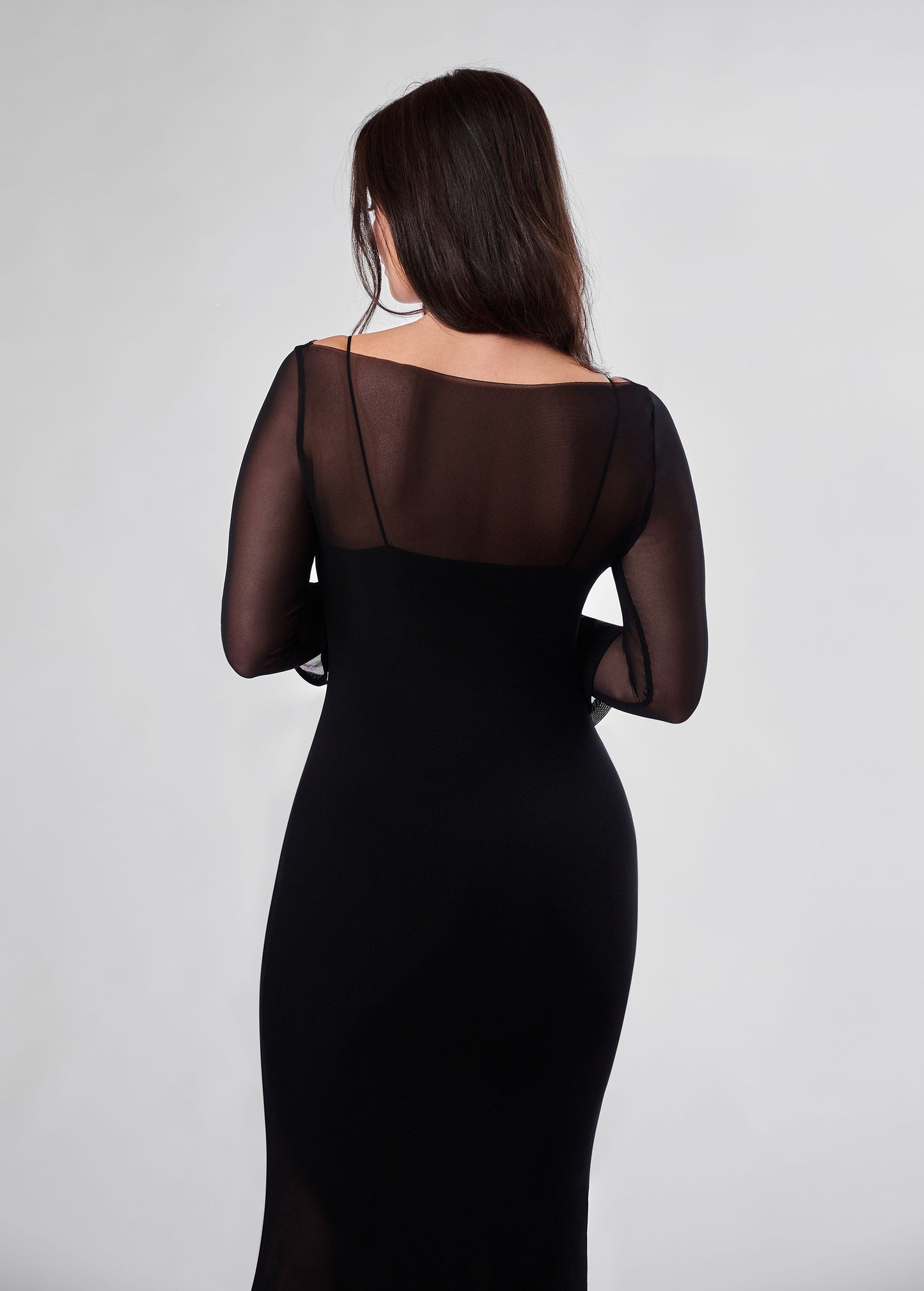 Rowena maxi mesh dress