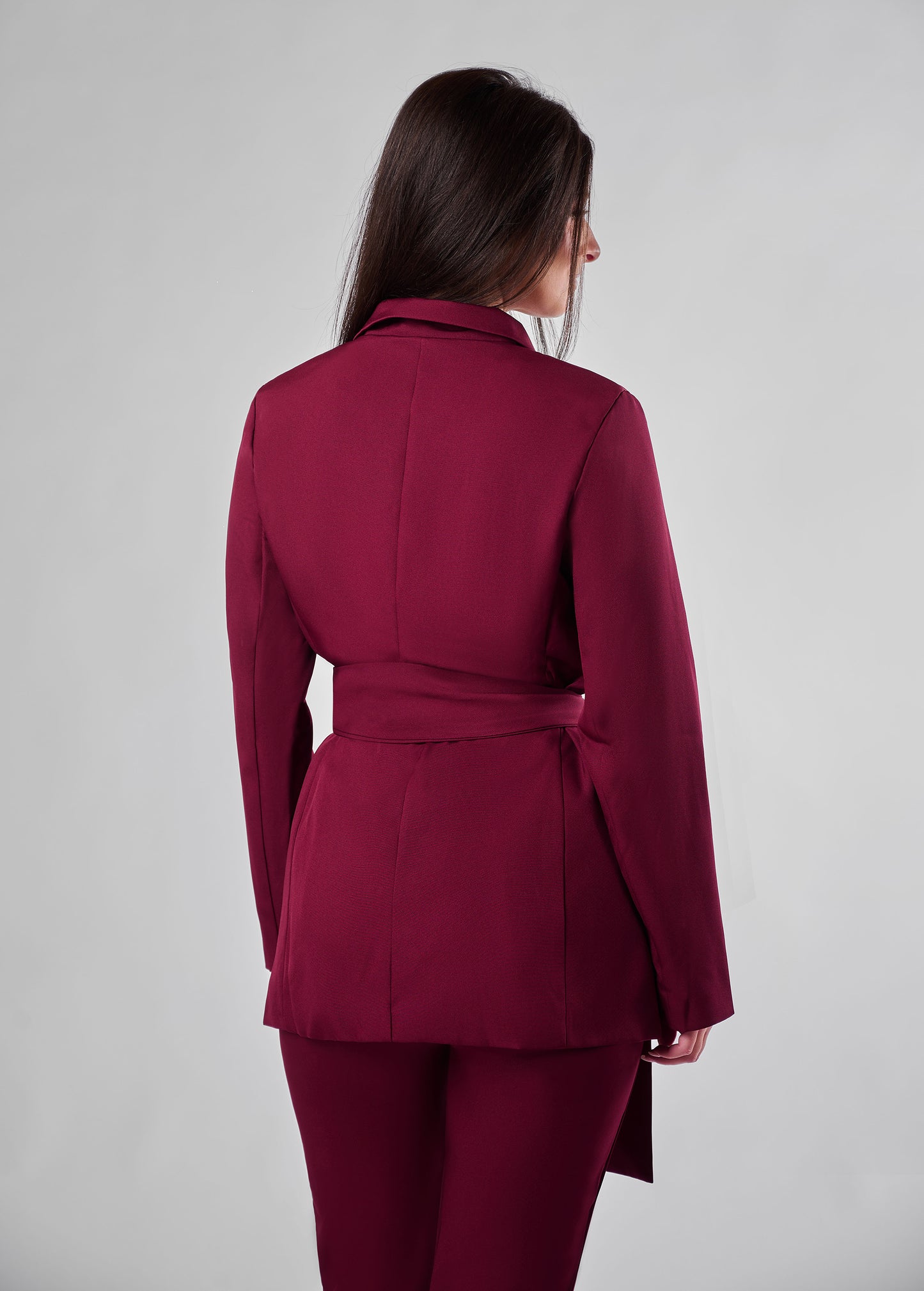 Holland belted pantsuit