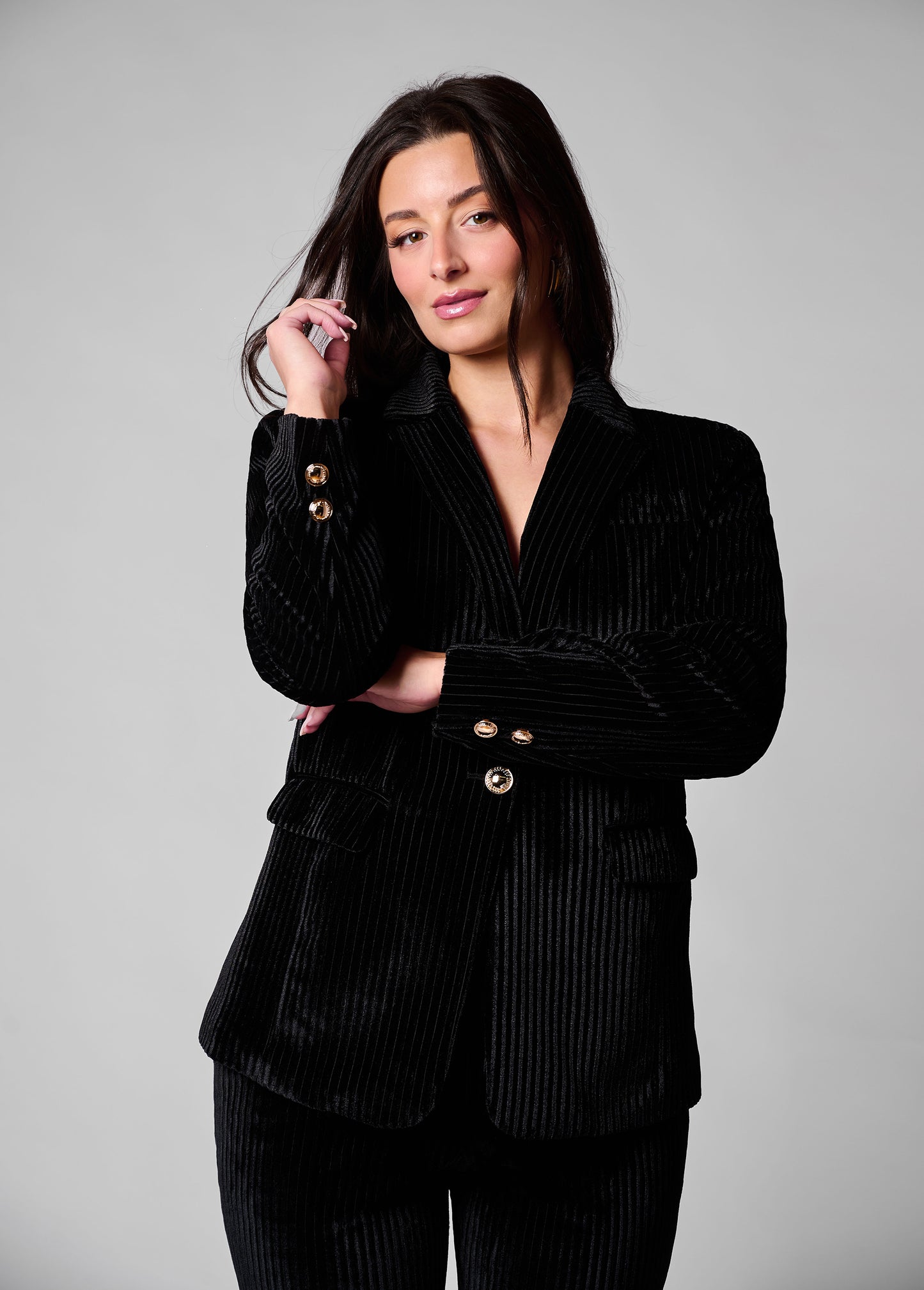 Sterling corduroy velvet suit