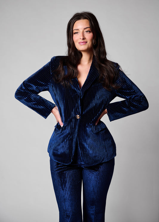 Sterling corduroy velvet suit
