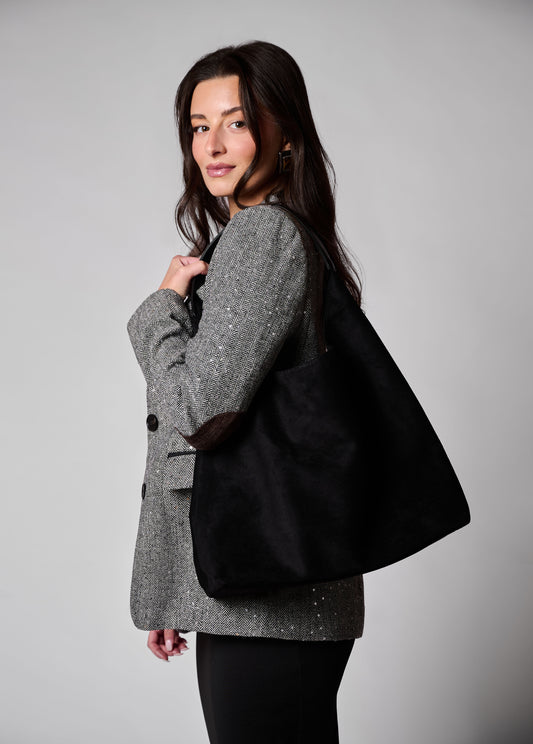 Fenna suede shoulderbag