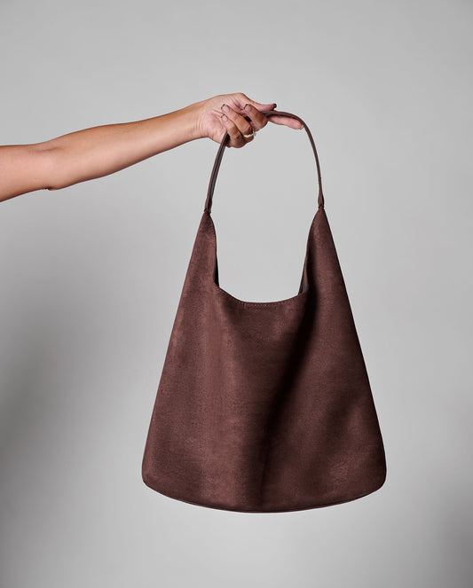Fenna suede shoulderbag
