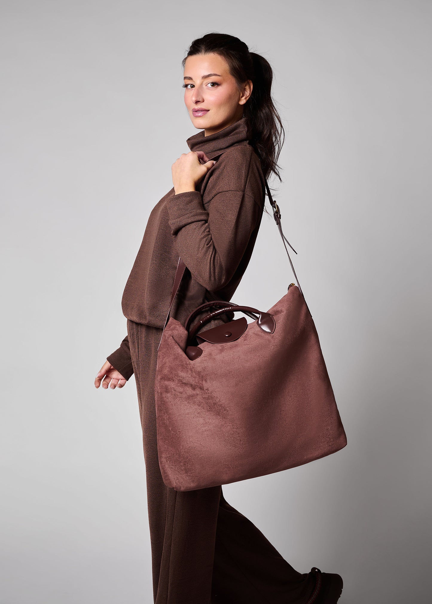 Livingston suede bag