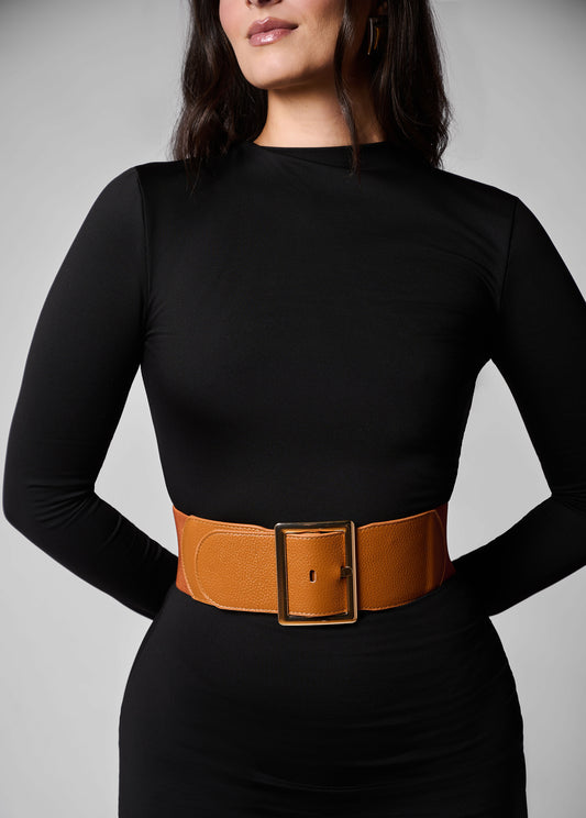Colbie leather belt