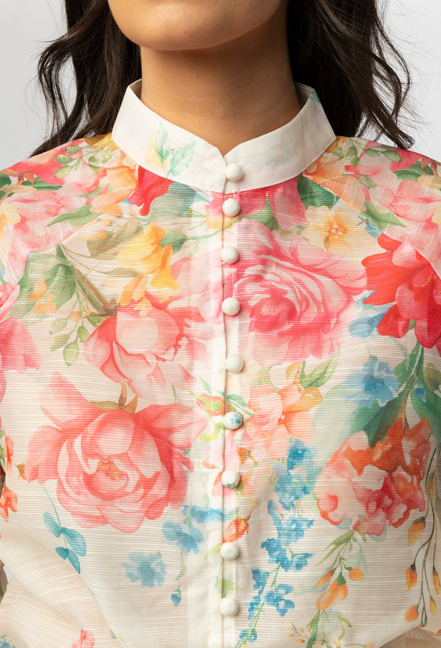 Amaris floral sheer set