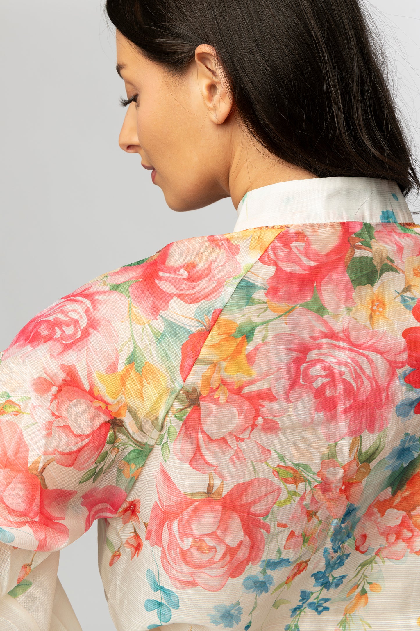 Amaris floral sheer set