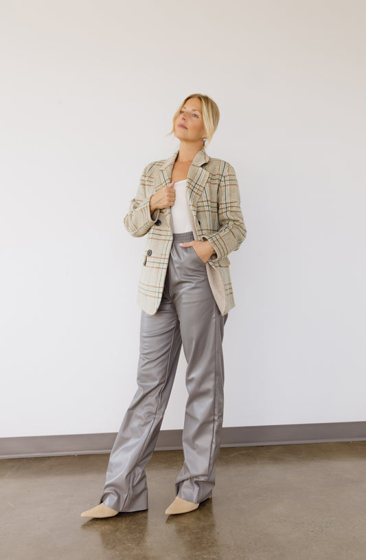 Elsa faux leather pants