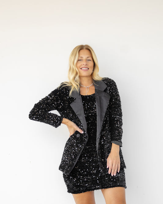 Taylor sequin blazer