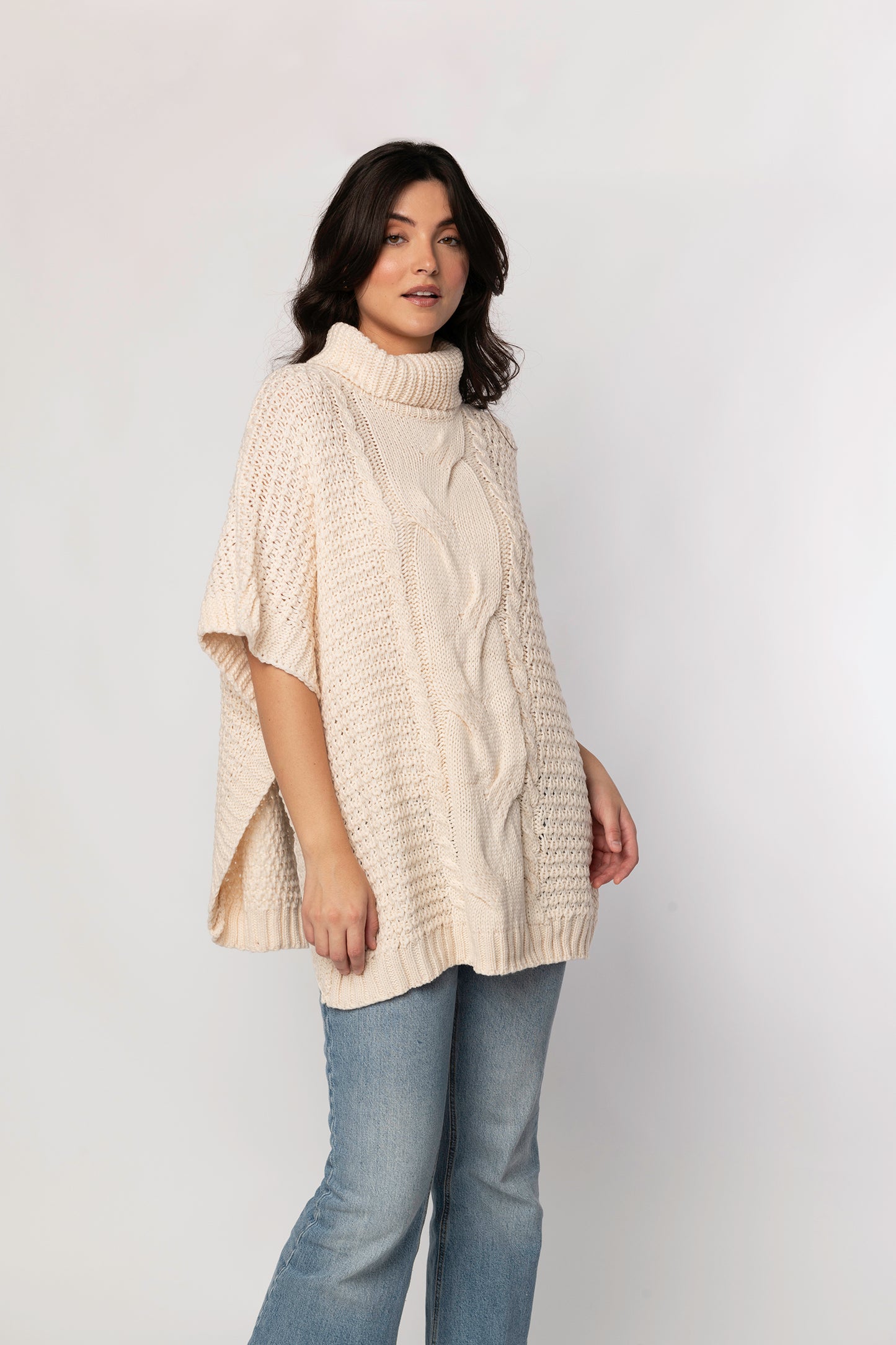 Presley cable knit vest