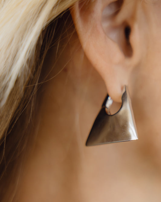 Parker triangular earrings
