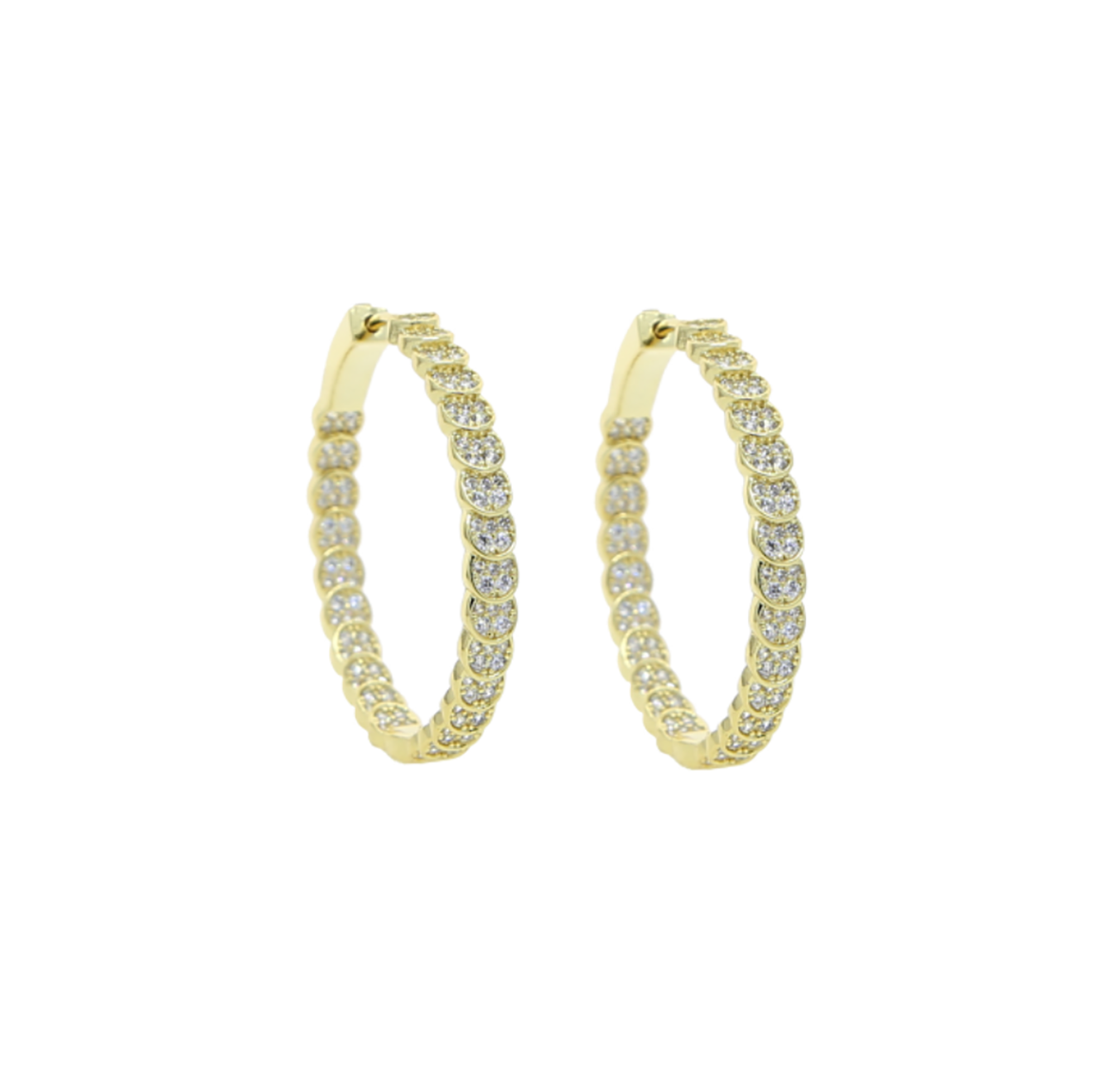 Roya hoop earrings