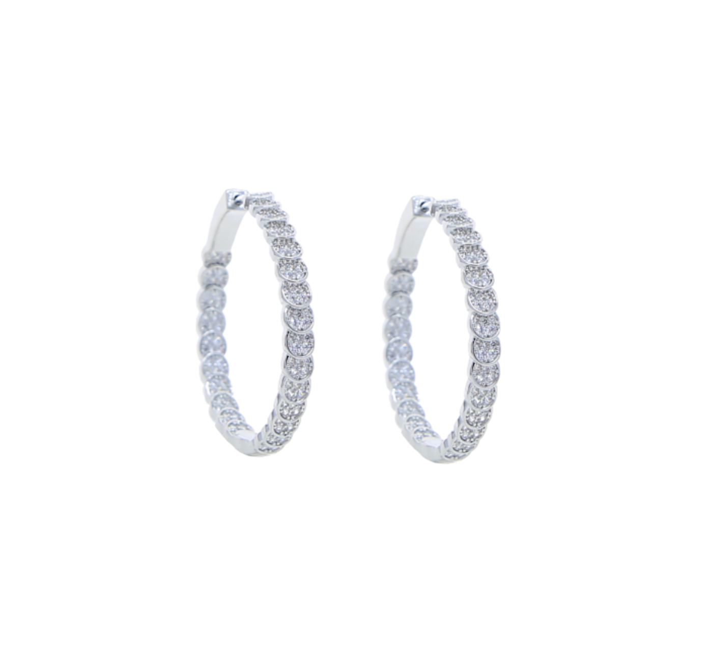 Roya hoop earrings